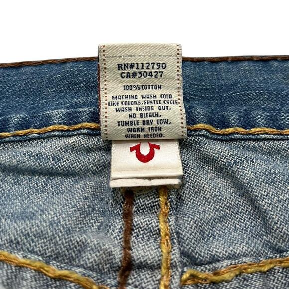 True Religion Billy Super T Big Horseshoe Bootcut Y2K Jeans - Picture 6 of 8